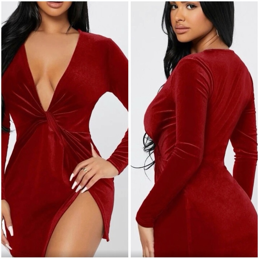 Velour Dress